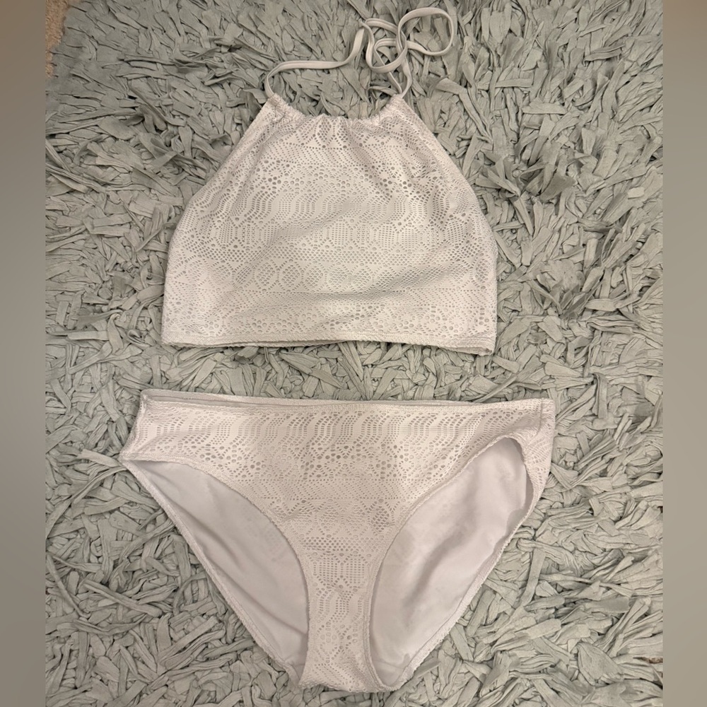 White Lace Bikini Set